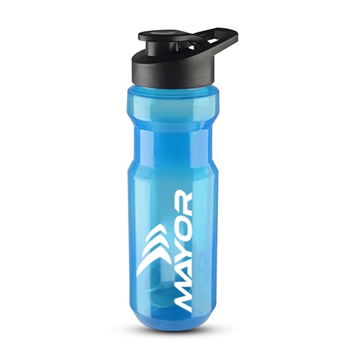 [BRSREBQ2PMMAGDLZ] Mayor 650ml Protein Shaker Bottle with Mixing Ball, BPA Free & Leak Proof – Blue