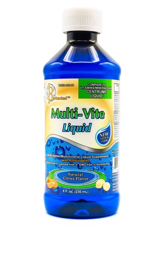 [BRSWKZQDAQBAYGQ5] Multi-Vite Liquid Alcohol Free 8 fl Ounce (236 ml) Liquid