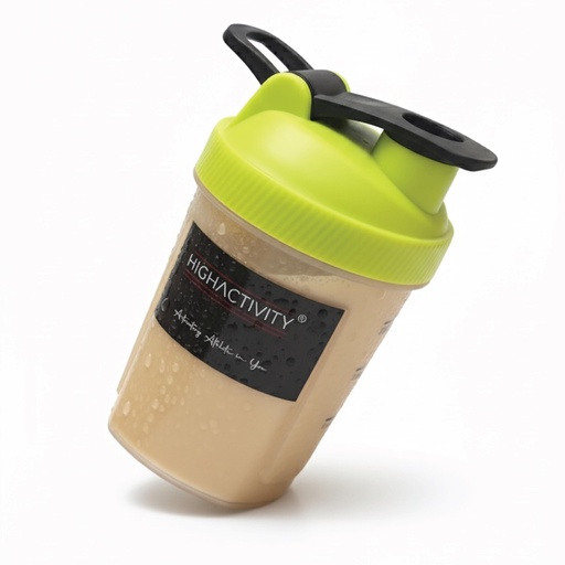[BRSRECQ7AQBB4D3D] Plastic Gym Shaker Bottle, Leakproof Sipper Bottle Ideal for Protein, Preworkout and Bcaas, BPA-Free Material, 300 ML (Ryobix Green)