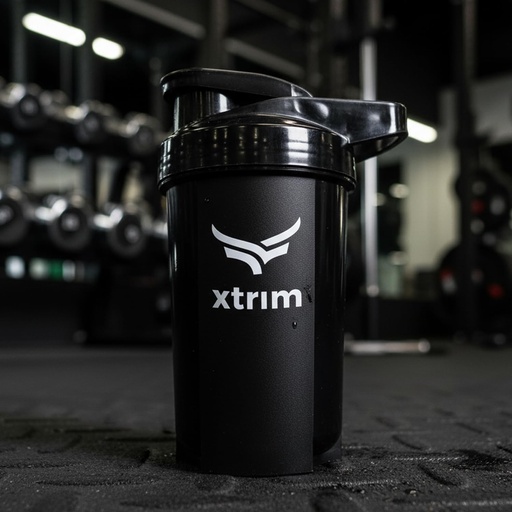 [BRSROAD2CNYWM3YU] XTRIM Micro Protein Shaker Bottle 500ml for Men & Women, Compact, Leakproof, BPA-Free Gym Shaker with Wire Mixer, Ideal for Protein Shakes, Pre-Workout Smoothies, Smooth Mixing for Pre & Post Workout