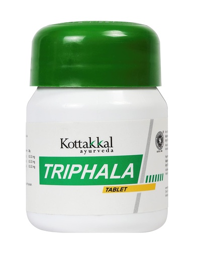 [BRSW2CTYBFYRGHLH] Kottakkal ayurveda® Triphala Tablet - 60 Nos, Improves General Strength & Dental Health - Pack of 1