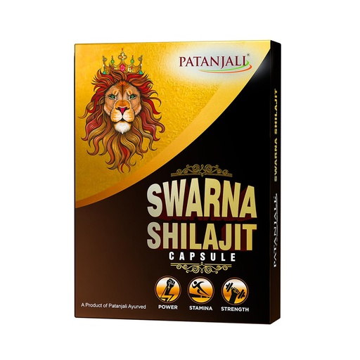[BRSRGCQZOIHQKHL2] Patanjali Swarna Shilajit - 10 Capsules