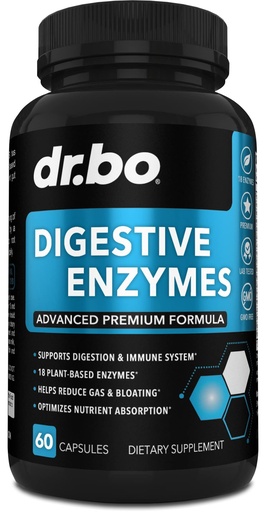 [BRSRMYL4CQBWMETO] Digestive Enzymes Supplements Plant Based - Pancreatic & Proteolytic Super Digestion Enzyme Supplement Pills Aid for Bloating Relief for Women & Men - Lipase, Amylase, Bromelain, Protease & Cellulase