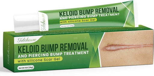 [BRSROAD7BYMBAHQ2] Advanced Keloid Bump Removal Gel: Silicone Keloid Scar Removal Cream for Scars from Piercing, Surgical Marks, Acne, and Burns, Keloid Treatment for Ears, Face, and Body with Healing Formula 30g