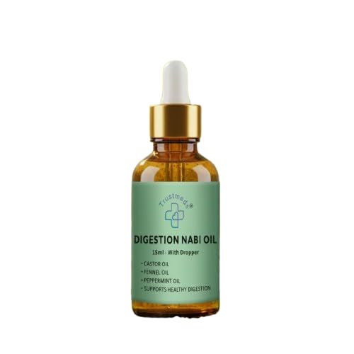 [BRSRGADYPICGODL3] Digestion Nabhi Oil (15ml) - 100% Cold Pressed Belly Button Oil for Bloating & Gas Relief | Infused with Hing, Ajwain & Ginger | Ayurvedic Navel Therapy for Healthy Gut & Metabolism
