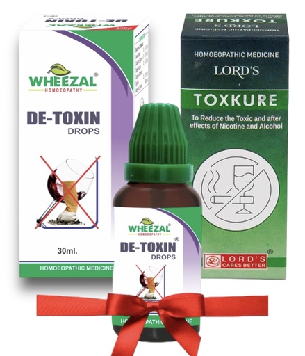 [BRSROCQEAEFQGGTD] Med-001 Wheezal De Toxin Drops & ToxCure Drops COMBO - FULL_Course