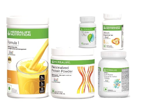 [BRSWYYYYBAHRUA33] Herbalife Nutrition Weight Loss Combo of F1 Shake, PPP200, Multivitamin, Cell U Loss, Afresh Ginger