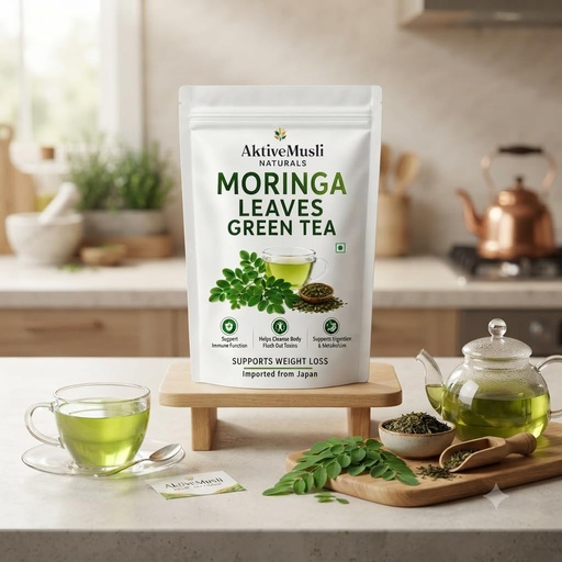 [BRSRYGATCAOWKYAY] Moringa Green Tea Premium Leaf Tea 100% Natural Ingredients Green Tea