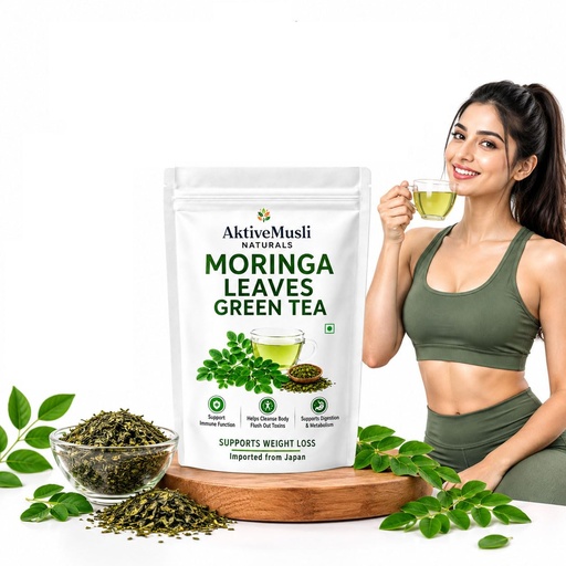 [BRSRYGATCAMAODLB] Moringa Tea Leaves Immunity Booster High Antioxidants Improves Green Tea