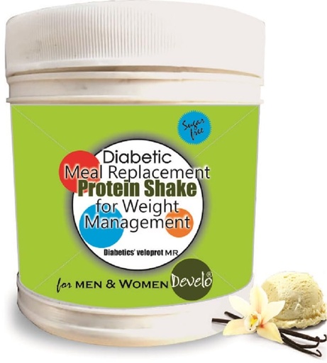 [BRSRAZA6BYHRG2DX] Develo Diabetic Protein Powder for Weight & flab loss (Pack of 1) - 500g Vanilla
