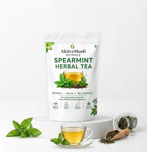 [BRSRYGA6AV6A2DT7] Spearmint tea for Stress Relief | 100% Better Sleep & Relaxing Herbal Tea
