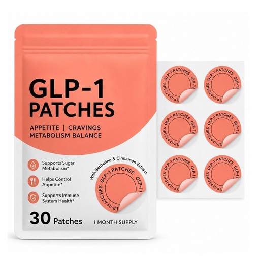 [BRSRYGQEDN4A2CL4] New GLP-1 Lifestyle Support Patches | Appetite & Cravings Support | Plant Based Berberine & Cinnamon | Metabolism Balance | 30 Patches (PACK OF 1)