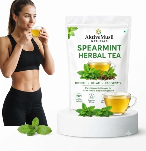 [BRSRYGA7CR4BEYDP] Spearmint Leaves for PCOS Help Acne and Facial Hair Herbal Tea