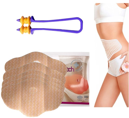 [BRSRMHD5B4IAYAY6] 5pcs/1 set Slimming Patch Fat Burner Slim Patch Tightening /Slimming Wonder Patches Weight Loss Stickers Slimming Plasters Belly Pads Fat Burning Quick Slimming Patch for Bucket Waist Belly Fat Waist