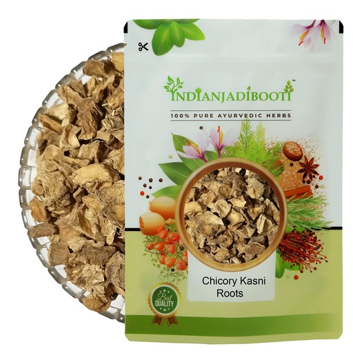 [BRSREYL2OICAGCLH] IndianJadiBooti Pure Kasni Jadd (Chicory Root) | Raw Whole Kasani for Hepatic Wellness, Prebiotic Gut Detox & Bitter Liver Tonic| (250 Grams) | Pack Of 2