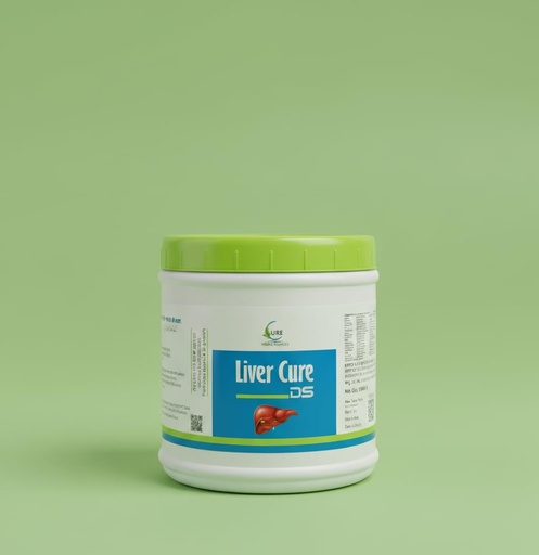 [BRSRGCQFAENW23T7] Liver Cure DS 1000 Tablets Herbal Liver Health Supplement Detox & Digestion Support