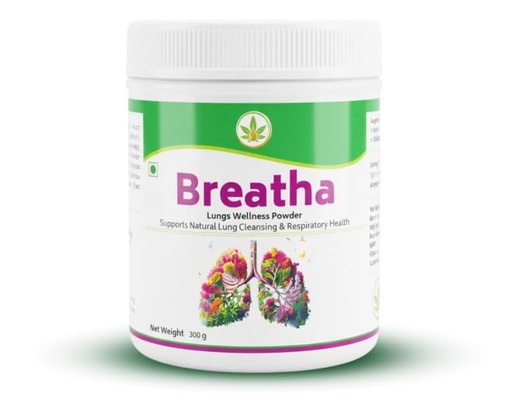 [BRSRGFIFOAPRA3Q4] BREATHA Lungs Wellness Powder | Nature Perfect | 300 g (30 servings).