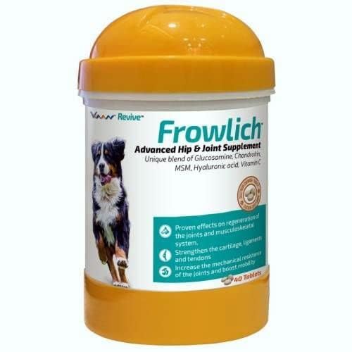 [BRSREYI7DJYROHT3] Frowlich Advanced Hip and Joint Supplement 40 Tablets- Unique Blend of Glucosamine, Chondroitin, MSM, Hyaluronic Acid & Vitamin C for Joint Support & Mobility – Tablets