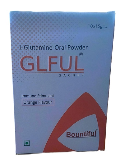 [BRSRAAANPMIQK3L6] Sachet, L-Glutamine Oral Powder Orange Flavour, Immuno Stimulant, 1x15gms