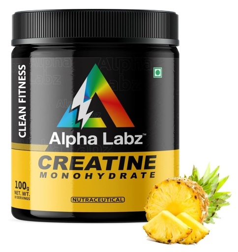 [BRSRAFIYBYIWKCAV] High-Performance Creatine Monohydrate – Boost Strength & Muscle Mass | Micronized for Maximum Absorption | Ideal for Bodybuilding & Recovery | Rapid Absorption | Enhanced Muscle Strength & Power [33 Servings, Pineapple, 100g]