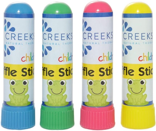 [BRSWGGIOBN7G23LO] Creekside Naturals Sniffle Sticks, On-The-Go Portable Nasal Inhalers, Pocket-Sized, Aromatherapy with Natural Essential Oils