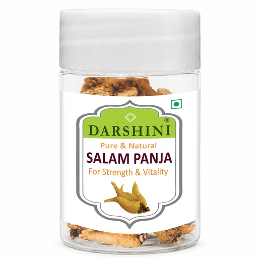[BRSRY2QZBZ5AEEL5] Darshini Salam Panja 20 gm - Salab Panja Original | Pure & Authentic, Ayurvedic Herb for Energy, Strength, Daily Vitality & Active Lifestyle