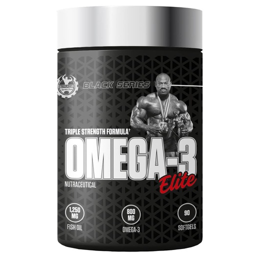 [BRSRMAYQCB6WCYD5] Dexter Jackson Signature Series Black Series Omega-3 Elite | Fish Oil - 1250Mg, Omega-3-800Mg | 90 Softgels - Joint Support Supplement