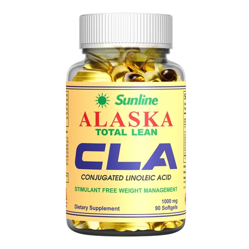 [BRSW22YZBZ6BGF3J] Sunline Alaska CLA | Total Lean | Dietary Supplement - 1000 Mg, 90 Softgels - Natural Weight Management and Lean Muscle Support