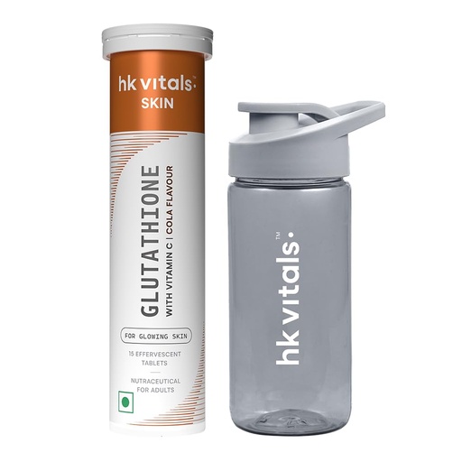 [BRSREFINOV4BGYL4] hk vitals Glutathione, Cola, 15 Effervescent Tablets + Sipper