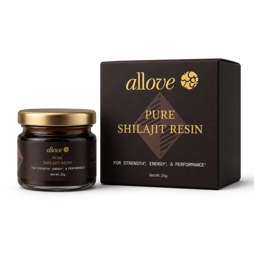 [BRSRYFQHDFYG2FDG] Allove Pure Himalayan Shilajit Resin | 20g | 400mg Per Serving