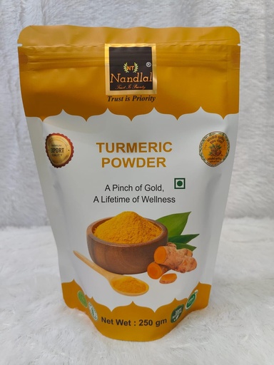 [BRSRYZIEBFYQEGTF] Nandlal Turmeric Powder 250g, Salem Rajapuri Haldi from Sangli