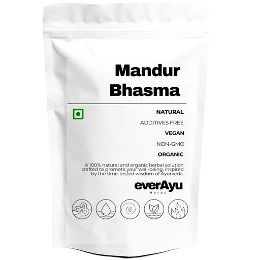 [BRSRGAAOCQJRY3YY] Mandur Bhasma – Mandoor Bhasma | Traditional Ayurvedic Mandura Preparation | Purified Iron Oxide Calx | Fine Calcined Powder | 50gm