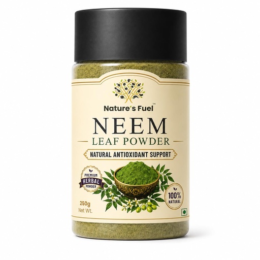 [BRSRYGIDCUCBOCL2] Nature's Fuel Neem Leaf Powder | 100% Pure & Natural | For Skin Care, Hair Care & Eating Daily Wellness | No Preservatives, No Chemicals