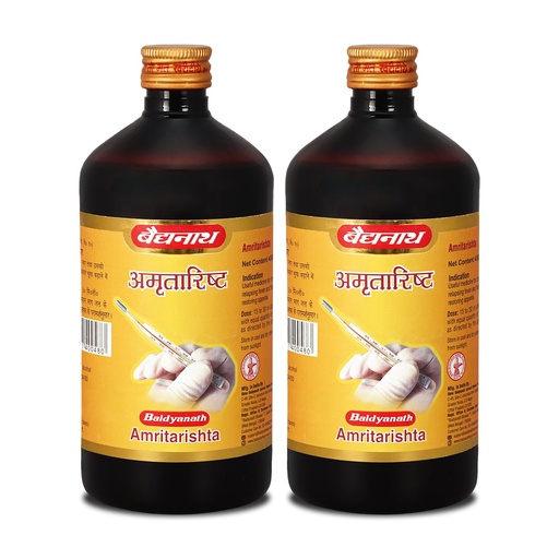[BRSREAQKBMMRU3Y2] Baidyanath Ayurved Amritarishta (900ml, 450ml X 2) | Boost Digestive Strength and Appetite| Useful in Cough, Cold and in General Weakness