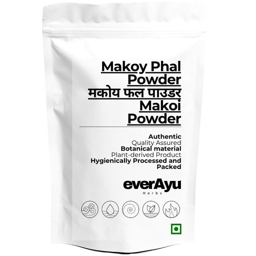 [BRSRGAD4AACRAC3G] Makoy Phal Powder 50gm – Solanum nigrum | Makoh Fruit/Makoi/Mokoi | Pure Herbal Powder | 100% Natural & Finely Processed | 50gm Pack