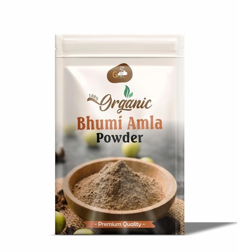 [BRSRAHY2AUBAAG3G] Bhumi Amla Powder 100G | Organic Bhumi Amla Churna for Liver Support, Detox & Digestion | Herbal Supplement | - (Pack Of 01)