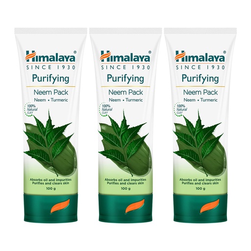 [BRSRAYY7CN5GMDLZ] Himalaya Herbals Purifying Neem Pack, 100g Packaging might differ (Pack of 3)