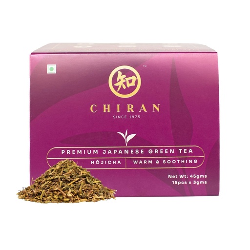 [BRSROEL4AVYWC3T4] CHIRAN Original Japanese Hojicha Tea Bags — Award-Winning | 15 Pyramid Bags | Roasted Green Tea | Low Caffeine, Hot or Cold Brew | Imported from Kagoshima, Japan