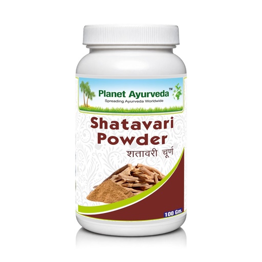 [BRSRYFLQDJ5RUH37] Planet Ayurveda Shatavari Powder, Asparagus Racemosus Herbal Powder, Helps Balance Women's Hormones & Reproductive Health, Pure Shatavari to Suppport Immunity and Digestion- 100 GM