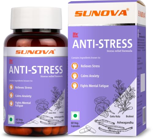 [BRSWGA36OAIQKADH] Sunova Anti-Stress (Stress Relief Formula), 60 Capsules