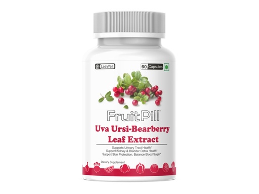 [BRSREAD7BYAQOAA3] (LeeWell) Uva Ursi Bearberry Leaf Extract 600mg | Urinary Tract & Bladder Health Support | Natural Herbal Cleanser | Capsules | 60 Count