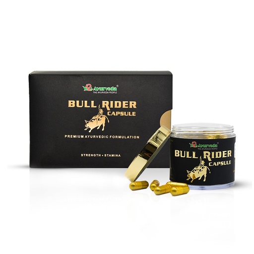 [BRSRMBI3AANAAHQ7] A R Ayurveda Bull Rider Herbal Capsules, Pack of 60