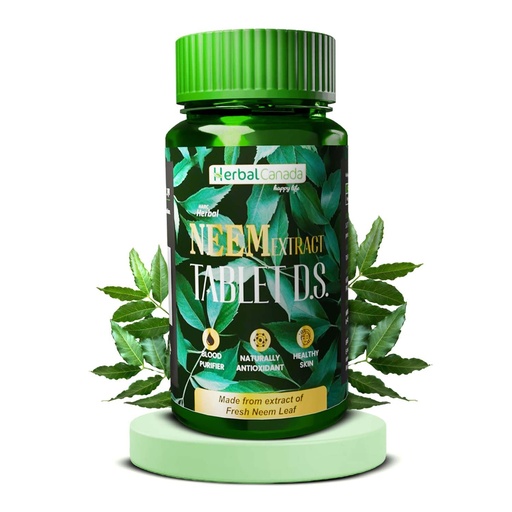 [BRSRAGAPBENAOCD7] Herbal canada Neem Extract Capsules | Skin Purifier & Immune Booster | 100% Pure Neem | 60 Capsules