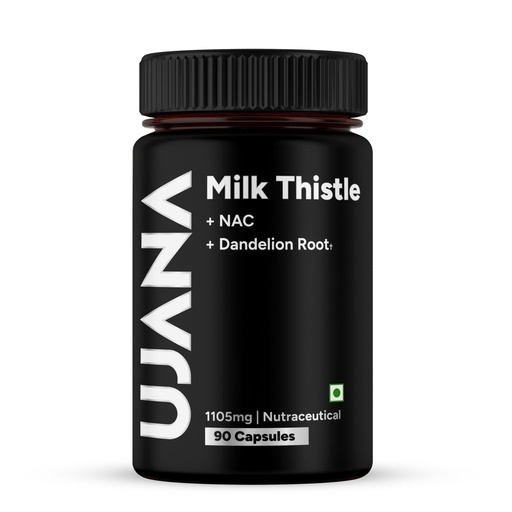 [BRSRGZQTC4IWOCD6] Milk Thistle with NAC 1105mg | Antioxidant Support | 90 Veg Capsules