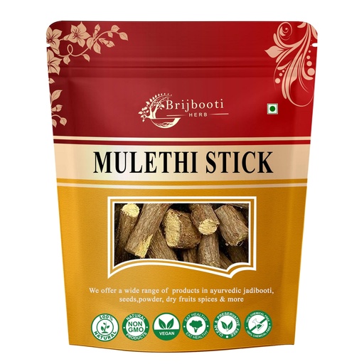 [BRSWG2Y3B4IBSDQY] BIRJU MAHAVIR Mulethi Yastimadhu Licorica Sticks (100 gm)