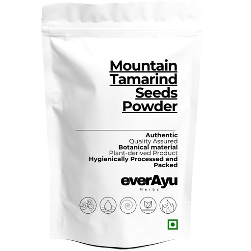 [BRSRGALYCNYBOCI2] Mountain Tamarind Seeds Powder 250gm – Pahadi Imli Beej | Garbeej | Gella | Natural & Pure Herbal Powder | Average Seed | 250gm
