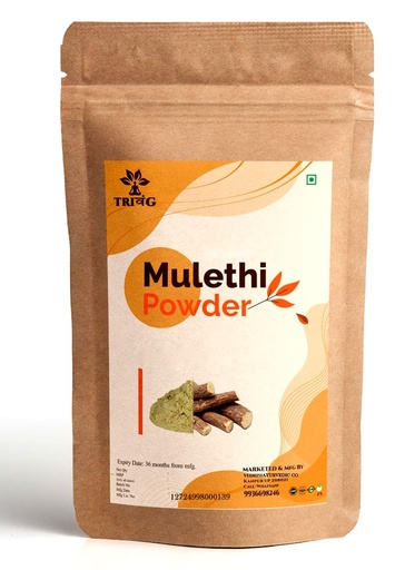 [BRSRAAI7OF7BU3QY] 100% Natural Pure Mulethi Powder | Yashimadhu | Liquorice | Glycyrrhiza glabra | For hair and Skin care (100g)