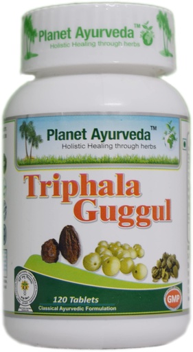 [BRSWGZ3QB4NQA3Y7] Planet Ayurveda Triphala Guggul Tablets - 120 Tablets (Pack of 2)
