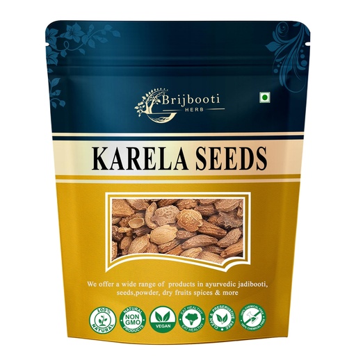 [BRSWGBL3DEHQGDL4] Birju Mahavir Karela Seeds 100 Gr - Bitter Gourd - Bitter Melon - Momordica Charantia