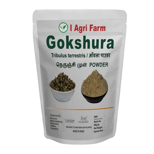 [BRSW2FIEDMHWCDYU] Iagrifarm Gokshura Powder - 250g - Nerunji Mull/Gokhru Chota/Cinnapalleru Powder